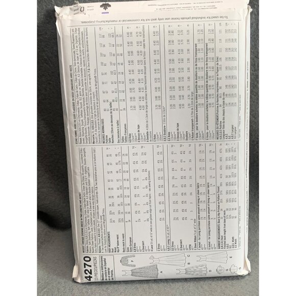 Simplicity 4270 1930s Retro Dress Pattern Sizes 16-24 Misses' Evening & Bridal - - Picture 2 of 2